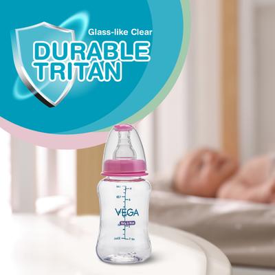 Vega Baby & Mom Tritan Feeding Bottle Regular Neck - Pink 150ml - Feeding & Nursing