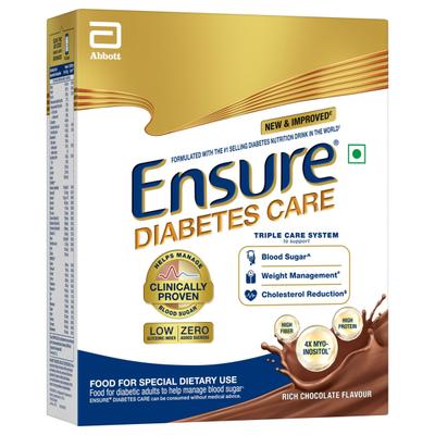 Ensure Diabetes Care Powder - Chocolate Flavour 200 gm (Refill Pack) - Diabetes (Fitness)