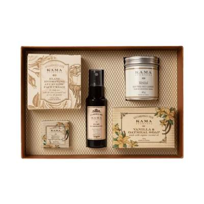 Kama Ayurveda Signature Essentials for Women 40gm+50ml+5gm+125gm+50gm 1's - Facial Kits