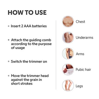 Zlade Ballistic Lite Manscaping Full-Body Trimmer for Men 330gm - Trimmers