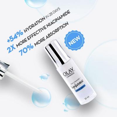 Olay Luminous Hyaluronic Acid Super Serum with Niacinamide, 30ml - Face Gels