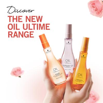 Schwarzkopf Professional Oil Ultime Rose Finishing Oil - For Fine to Normal Hair 100 ml - Hair Serums