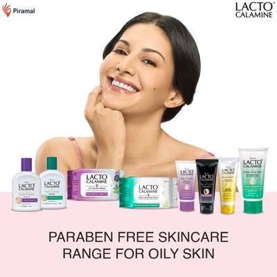 Lacto Calamine Face Wash - Kaolin Clay for Oily Skin 100 ml - Face Wash & Cleansers
