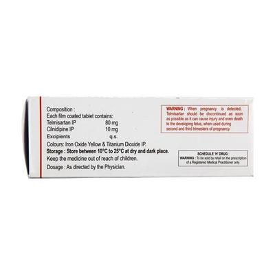 Eritel LN 80mg Tablet 15'S - Hypertension-Ang