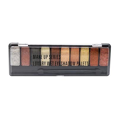 Matt Look 10 Colours Eyeshadow Makeup Series Luxury Wet Eyeshadow Palette - 01 8gm - Eye Shadow Palettes