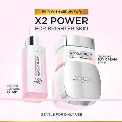 L'Oreal Paris Glycolic Bright Skin Care Day Cream with SPF 30 50 ml - Day Cream