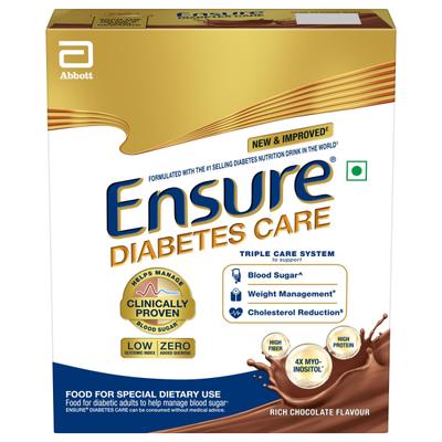 Ensure Diabetes Care Powder - Chocolate Flavour 200 gm (Refill Pack) - Diabetes (Fitness)
