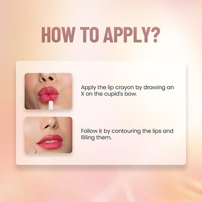 Swiss Beauty Lip Crayon - Sinful Scarlet 1.5 gm - Lip Crayons