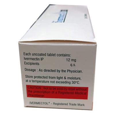 Ivermectol 12 New Tablet 2'S - Parasitic Worms-Ant