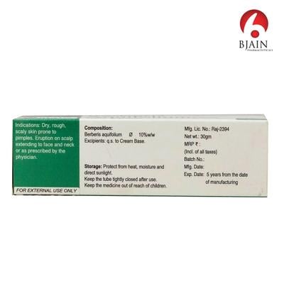 Bjain Berberis Aquifolium Cream 30 gm - Personal Care(Homeopathy)