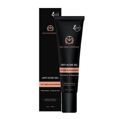 The Man Company Anti-Acne Gel Tea Tree & Niacinamide 15 gm - Face Gels