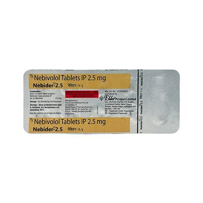 NEBIDER 2.5 Tablet 10's - Hypertension-Bet