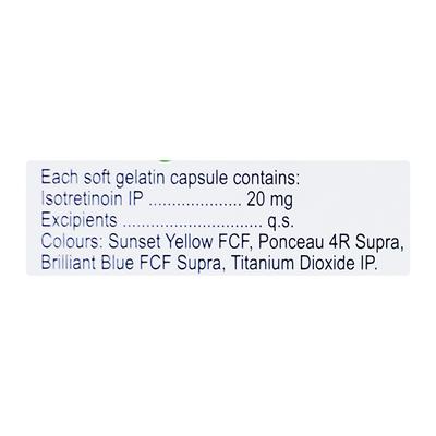 Acutret 20mg Capsule 10'S - Acne-Acn