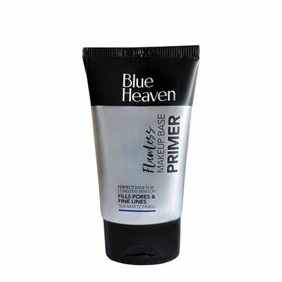Blue Heaven Flawless Make-Up Base Primer Fills Pores & Fine Lines Silk Matte Finish 30gm - Primer