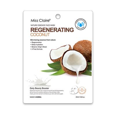 Miss Claire Nature Essence Face Mask Regenerating - Coconut 25ml - Masks & Peels