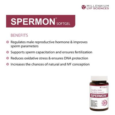 Millennium Lyf Sciences Spermon Softgels 30's - Pure Herbs