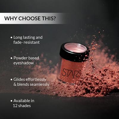 Star's Cosmetics Eyeshadow Pigment Loose Powder (Maroon) 4gm - Under Eye Creams & Serums