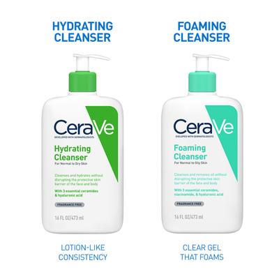 CeraVe Hydrating Cleanser For Normal To Dry Skin 473 ml - Face Wash & Cleansers