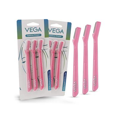 Vega Eyebrow Shaper Set, Pink 2's - Face Brush