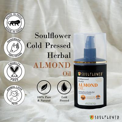 Soulflower Almond Oil 120 ml - Carrier Oils