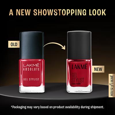 Lakme Absolute Gel Stylist Nail Color Fireside 12 Ml - Nail Polish