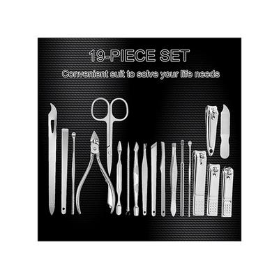 Bronson Professional Manicure And Pedicure Tool Set Kit 19 In 1 With Storage Box 1's - Others