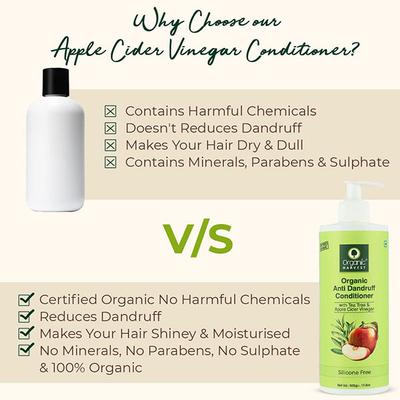 Organic Harvest Anti Dandruff Conditioner (ACV) 500 ml - Conditioners