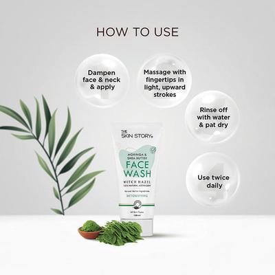 The Skin Story Facewash - Moringa & Shea Butter 100 ml - Face Wash & Cleansers