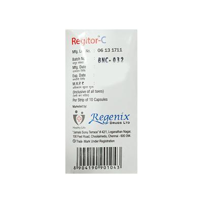REGITOR C Capsule 10's - High Cholesterol-Dys