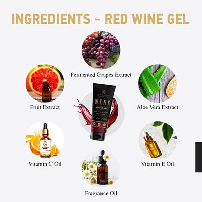 India Grooming Club Wine Gel Mask for Face & Body 100 ml - Masks & Peels