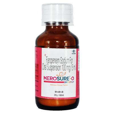 MEROSURE O DELICIOUS ORANGE FLAVOUR Dry Syrup 60ml - Bacterial Infections-OAB