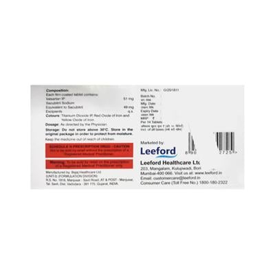 VALSAHART 100 Tablet 14's - Heart Failure-Ant