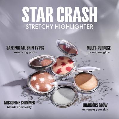 Focallure Star Crash Stretchy Highlighter PK02 Rosettes Light 14 g - Highlighters & Illuminators