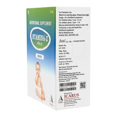 Stamina Z Drops 15ml - Supplements-Vam