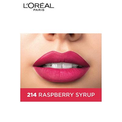 L'Oreal Paris Color Riche Moist Matte Lipstick, 214 Raspberry Syrup 3.7 Gm - Lipsticks