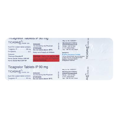 TICASAVE PLUS Tablet 14's - Blood Clot-Ant