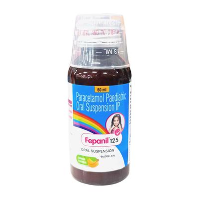 Fepanil 125 Banana Flavour Oral Suspension 60ml - Fever-Ana