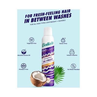Batiste Dry Shampoo DE FRIZZ 200 ml - Dry Shampoos & Conditioners