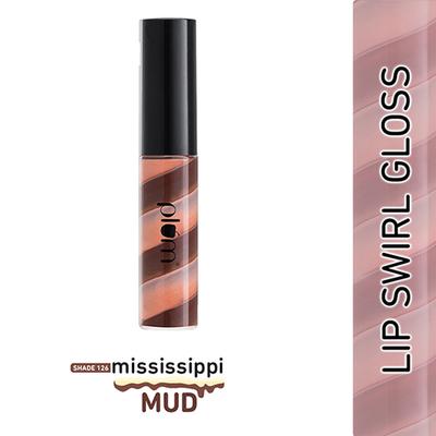 Plum Soft Swirl Lip Gloss, High-Shine Finish, Intense Pigment, 3 Shades In 1, 126 Mississippi Mud 6 ml - Liquid Lipsticks