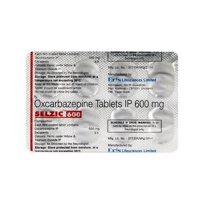 Selzic 600mg Tablet 10'S - Epilepsy/Convulsion-Ant