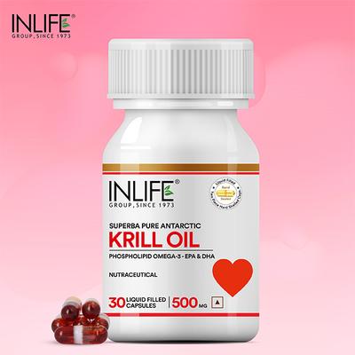 INLIFE Krill Oil Phospholipid Capsules 30's - Vital Health