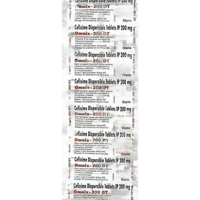 Omnix DT 50mg Tablet 10'S - Bacterial Infections-Cep