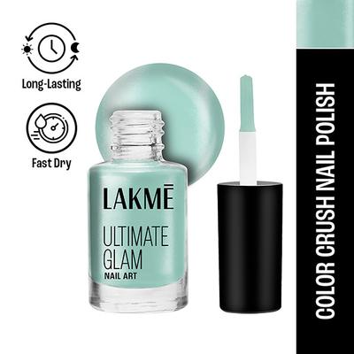 Lakme Color Crush Nailart M16 Mint Blue 6 Ml - Nail Polish