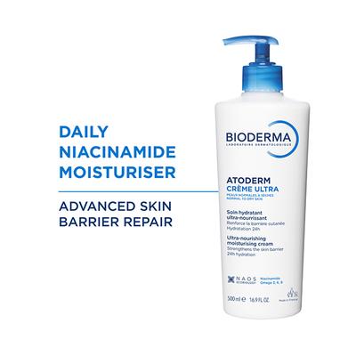 Bioderma Atoderm Creme Ultra-Nourishing - Moisturizer For Normal To Sensitive Dry Skin 500 ml - Face Moisturizers