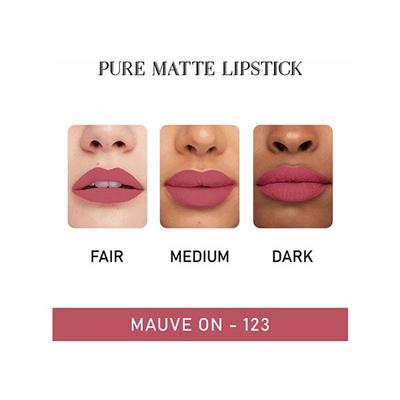 Beauty People Pure Matte 123 Mauve On 3.8 gm - Lipsticks
