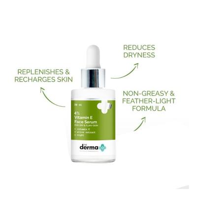 The Derma Co. 4 Percent Vitamin E Face Serum 30 ml - Face Serum