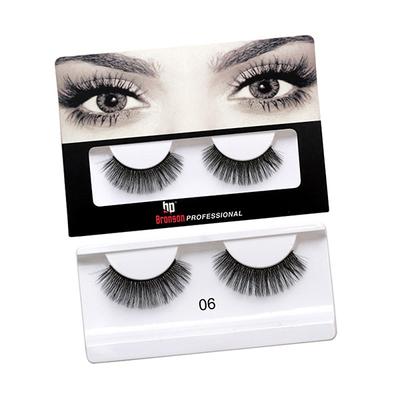 Bronson Professional 3d effect False eyelashes 06 1's - Eyelashes
