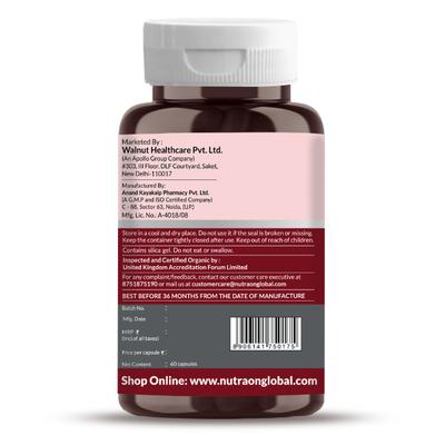 Nutra On Punarnava Capsule 60's - Speciality Medicines