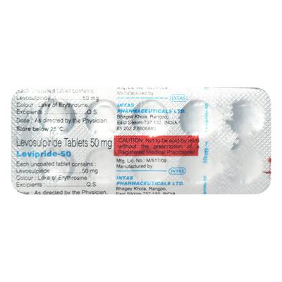 Levipride 50mg Tablet 10'S - Ulcerative Colitis/Bowel Inflammatory Disease-Ant