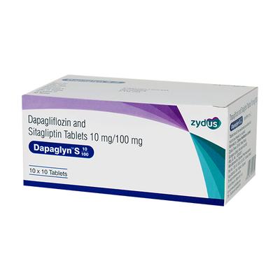 DAPAGLYN S 10/100 Tablet 10's - Diabetes-Ant